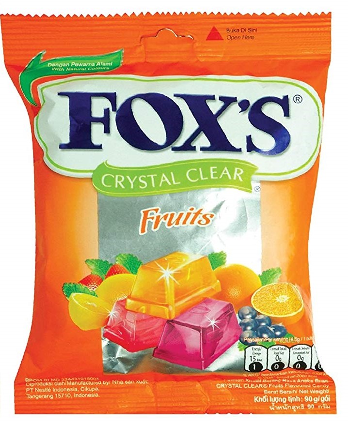 Nestle Foxs Crystal Clear Fruits Candy Pouch 90g Esmart Bangladesh 