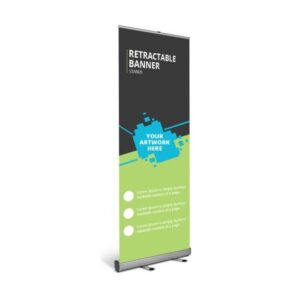 retractable roll up banner stands