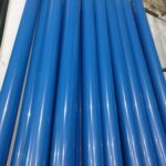 to blue pipe