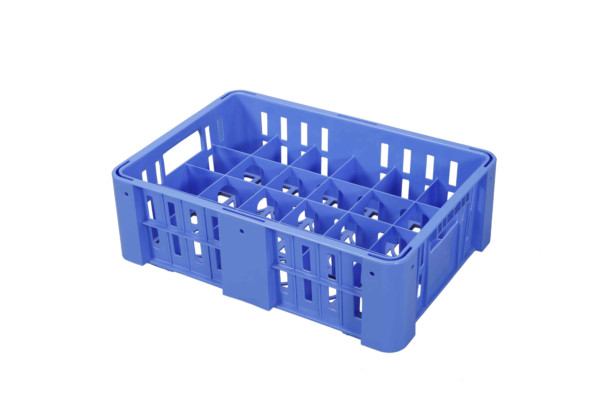 Decorator Glass Crate SM Blue
