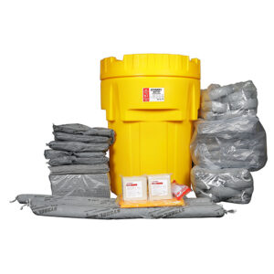 L Universal Spill Kits with Gallon Poly Overpack Salvage Drum BD