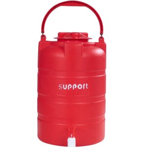 support l blow tank with tap red