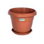 flower tub with tray l sandal wood
