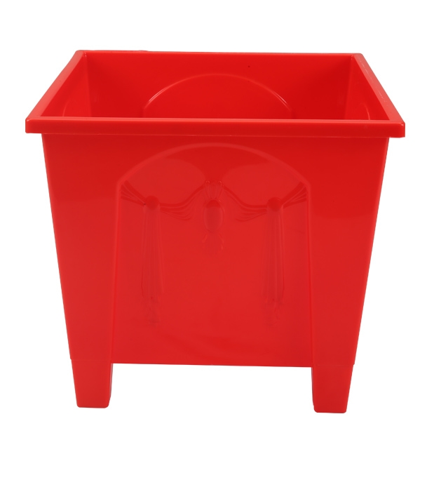 deluxe flower tub red l tel