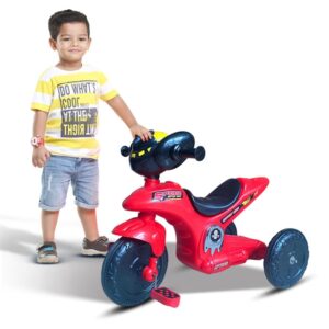 playtime fusion tri cycle red black