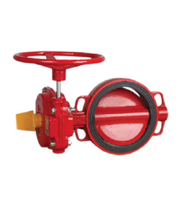 butterfly valve wafer type gear operated