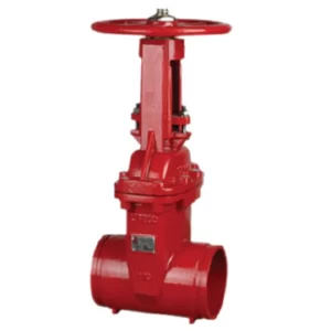 osy resilient seated gate valve grooved ends