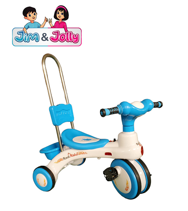 rock rider with support handle blue