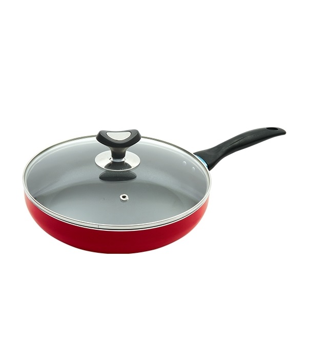 Vision fry pan with lid