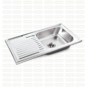 RFL Daisy Kitchen Sink 36x18 Inch Stainless Steel