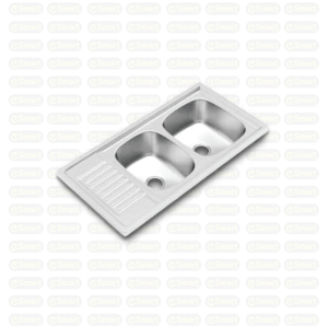 RFL Luxury Kitchen Sink 36x18 Inch Stainless Steel
