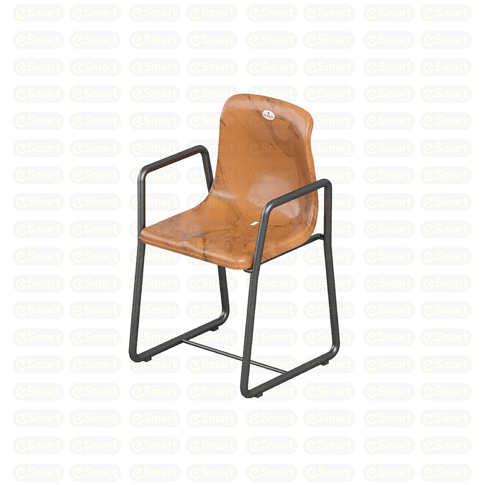 Stackable Industrial Chair with Arms