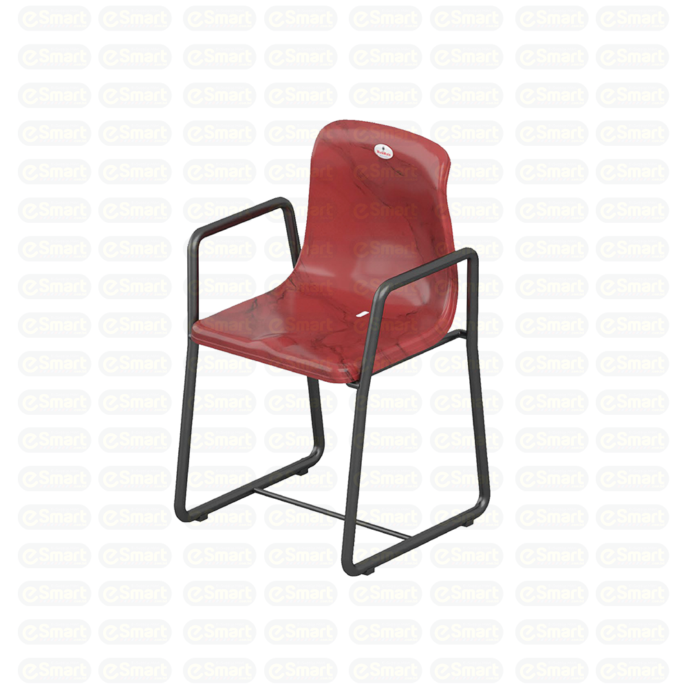 Stackable Industrial Chair with Arms